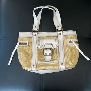 Authentic Coach White ‘Legacy’ Handbag GUC